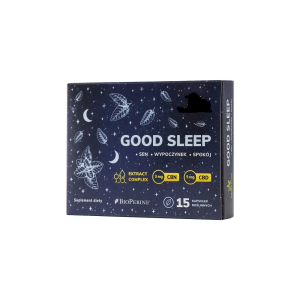 GOOD SLEEP, Melatonin 3 mg. + 5 planteekstrakter + 2 Canabionider