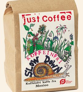 Slowdown koffeinfri kaffe- Mellem/Mørkristet 250 g