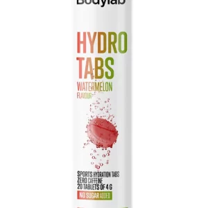 Bodylab Hydro Tabs (1x20 stk) Watermelon (koffeinfri)