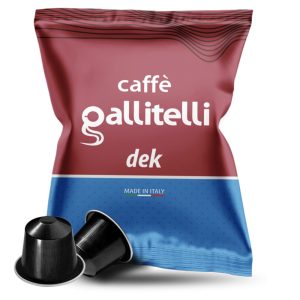 Gallitelli CaffÃ¨ Decaf (Koffeinfri) - Nespresso kompatible Kapsler - 50 stk.